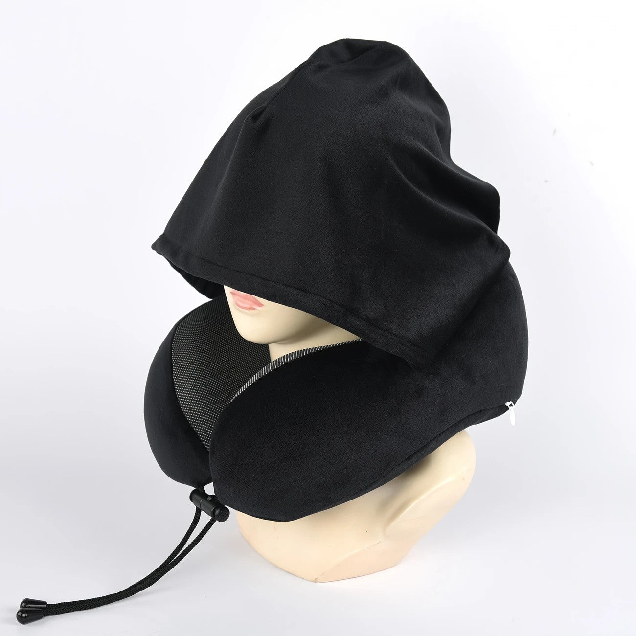 Travel Neck Pillow With Hood